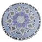 Mesa Auxiliar Redonda de Jardín Ø60x71 cm con Encimera de Mosaico Decorativo para Exterior y Capacidad de 100 kg Mesa Auxiliar Redonda de Jardín Ø60x71 cm con Encimera de Mosaico Decorativo para Exterior y Capacidad de 100 kg