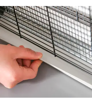 Lámpara Antimosquitos Eléctrico 30W Mata Mosquitos Eléctrico con Luz UV Efecto 60 m² 48,5x8,5x26,5 cm Plata