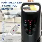 Ventilador de Torre con Control Remoto con 3 Velocidades y Modos de Función con Temporizador de 7,5h Ø18x78,5cm Negro