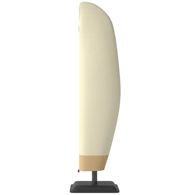 Funda para Sombrilla de Jardín Funda para Parasol Impermeable Tela Oxford 600D Cubierta de Parasol con Cremallera para Jardín Ex