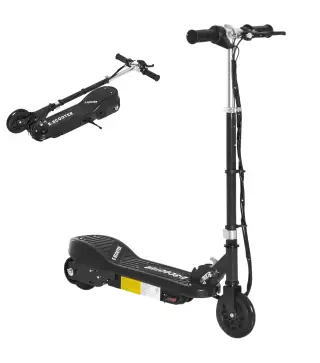 Patinete Eléctrico para Niños de +7 Años Scooter Plegable con Altura Ajustable Batería Recargable 24V Velocidad hasta 12 km/h y