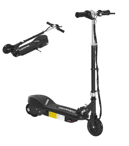 Patinete Eléctrico para Niños de +7 Años Scooter Plegable con Altura Ajustable Batería Recargable 24V Velocidad hasta 12 km/h y