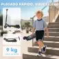 Patinete Eléctrico para Niños de +7 Años Scooter Plegable con Altura Ajustable Batería Recargable 24V Velocidad hasta 12 km/h y