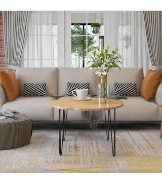 Conjunto de 4 Patas para Mesa de Estilo Industrial y Diseño Horquilla con Protectores Anti-arañazos de Goma 12x12x71cm Tornillos