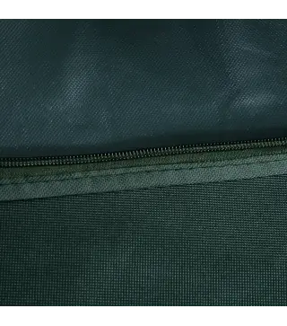 Funda para Balancín de Jardín con Cremallera Cubierta para Muebles de Exterior 177x114x152cm Verde Oscuro