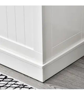 Perchero con Zapatero Perchero con Banco Perchero Recibidor con 5 Ganchos y Espacio de Almacenaje 96x34x179,7 cm Marfil