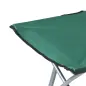 Cama de Acampada Plegable de Tela Oxford 600D con Marco Metálico Carga 136 kg para Playa Senderismo 193x64x40 cm Verde