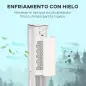 Climatizador Evaporativo Bajo Consumo 75W Altura 86 cm Oscilante con Control Remoto Depósito 5L 3 Modos 3 Velocidades Temporizad