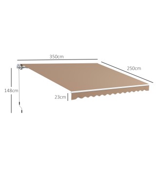 Toldo Manual Retráctil