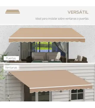 Toldo Manual Retráctil