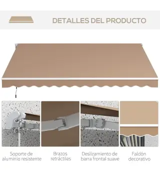 Toldo Manual Retráctil