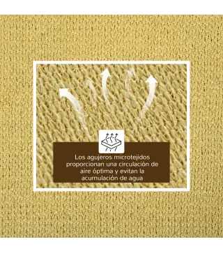 Toldo de Terraza Rectangular 6x4 m con Protección Rayos UV Anillas de Acero Inoxidable y Cuerdas para Jardín Patio Beige