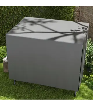 Funda Protectora Impermeable para Balancín de Jardín 3 Plazas con Cremallera Antipolvo y Antiviento 215x155x150 cm