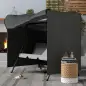 Funda para Balancín de Jardín con Cremallera Cubierta para Muebles de Exterior 177x114x152 cm Gris Oscuro