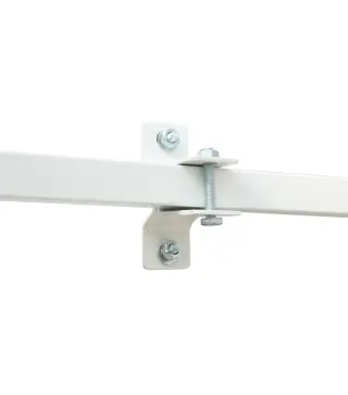 Toldo para Balcón 350x250 cm con Manivela de Metal Impermeable y Anti-UV para Jardín Terraza Ventanas Gris