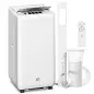 Aire Acondicionado Portátil 12000 BTU 5 en 1 Enfriamiento Deshumidificador Ventilador Temporizador para 35 m² Blanco