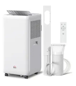 Aire Acondicionado Portátil 12000 BTU 5 en 1 Enfriamiento Deshumidificador Ventilador Temporizador para 35 m² Blanco