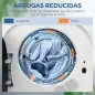Secadora de Evacuación 4 KG 800W Función Antiarrugas Función Esterilizar 5 Programas Carga Frontal 48x40x56 cm Blanco