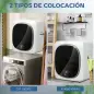 Secadora de Evacuación 4 KG 800W Función Antiarrugas Función Esterilizar 5 Programas Carga Frontal 48x40x56 cm Blanco