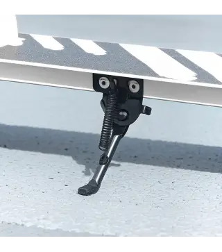 Patinete Plegable para Niños de 3-8 Años de 2 Ruedas con LED Luces Manillar de 4 Altura Ajustable Doble Frenos Blanco