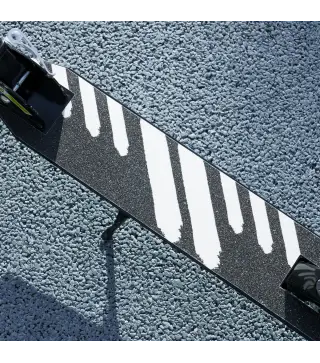 Patinete Plegable para Niños de 3-8 Años de 2 Ruedas con LED Luces Manillar de 4 Altura Ajustable Doble Frenos Negro