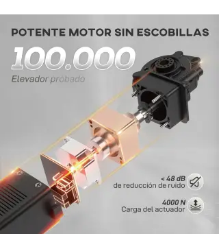 Sillón Relax Reclinable Eléctrico con Calor Lumbar Masaje Vibración Motor Silencioso Función de Memoria Gris Oscuro