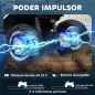 Quad Eléctrico para Niños 12V Quad para Niños de 3–5 Años con 2 Motores Velocidad 3–8 km/h Música Faros LED USB Blanco