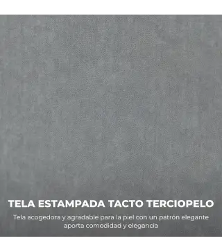 Silla de Oficina con Masaje de Amasamiento de 4 Puntos Respaldo Alto Altura Ajustable Asiento Amplio Cojín Lumbar Gris