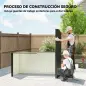 Cobertizo de Jardín Exterior 1,37 m² 163x90x179 cm con Puerta con Pestillo y Ranuras de Ventilación Gris Oscuro Cobertizo de Jardín Exterior 1,37 m² 163x90x179 cm con Puerta con Pestillo y Ranuras de Ventilación Gris Oscuro