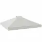 Toldo de Pérgola de Recambio 3x3 m Techo de Repuesto para Carpa Plegable de Tela Oxford 210D Protección UV 50+ Blanco Toldo de Pérgola de Recambio 3x3 m Techo de Repuesto para Carpa Plegable de Tela Oxford 210D Protección UV 50+ Blanco