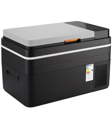 Nevera Portátil Eléctrica 30L con Compresor Control por App Pantalla Luz LED Asa Modos ECO y MAX de -20℃ a +20 ℃ Negro