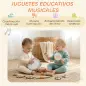 Instrumentos Musicales Infantil 10 Piezas Juguetes Musicales de Madera Montessori Set de de Percusión