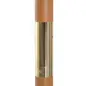 Sombrilla Parasol de Madera Ø250x230cm para Exterior con 6 Varillas Sistema de Polea Color Granate