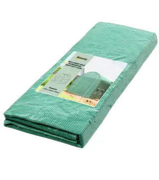 Plásticos para Invernaderos 3x2x2 m Cubierta de Repuesto para Invernadero de Polietileno con 6 Ventanas y Puerta Enrollable Prot