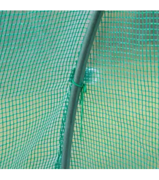 Plásticos para Invernaderos 3x2x2 m Cubierta de Repuesto para Invernadero de Polietileno con 6 Ventanas y Puerta Enrollable Prot