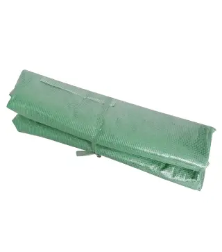 Cubierta de Repuesto para Invernadero 600x300x200cm Tipo Túnel Carpa de Invernadero con 12 Ventanas Verde