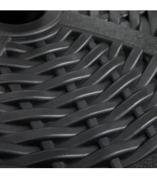 Soporte para Parasol con Relleno de Cemento Peso 9,5 kg para Poste de Parasol de Ø38/48 mm Negro