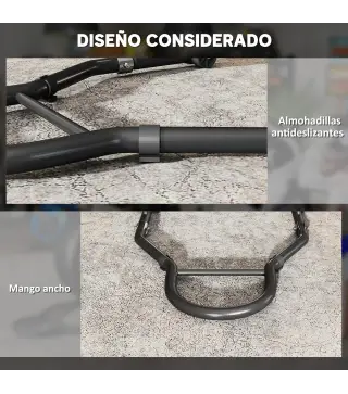 Caballete de Moto Carga 390 kg Soporte Delantero y Trasera Universal Elevador de Moto de Acero con Ruedas Negro