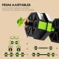 Juego de Mancuernas Ajustables 20 kg 6 en 1 como Kettlebell Barra Mancuernas Soporte para Flexiones para Gimnasio Casa