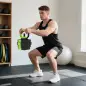 Juego de Mancuernas Ajustables 25 kg 6 en 1 como Kettlebell Barra Mancuernas Soporte para Flexiones para Gimnasio Casa