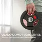 Discos Pesas Olímpicos Agujero Ø50 mm 2x5 kg con Anillo Interior de Acero y Triple Agarre para Mancuernas y Barras Negro