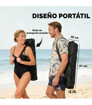 Conjunto de 2 Sillas Plegables Camping Reclinables con Reposapiés Desmontable Reposacabezas Portavasos y Bolsa Negro