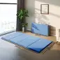Colchoneta Gimnasia Plegable de Grosor 5 cm con Asas de Transporte para Yoga Aeróbic 240x120x5 cm Azul Claro