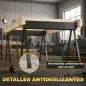 Set de 2 Caballetes para Sierra Plegables Altura Ajustable para Madera 2x4 con Asa Ganchos Soporta hasta 500 kg Negro
