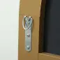 Espejo de Pie Cuerpo Entero Arqueado 150x50 cm Independiente Apoyado y de Pared Sin Marco Dorado