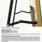 Espejo de Pie Cuerpo Entero Arqueado 150x50 cm Independiente Apoyado y de Pared Sin Marco Dorado