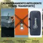 Tienda de Campaña Familiar Tipo Túnel para 4 Personas con 2 Habitaciones Puertas Tragaluces Impermeable Fácil Montaje