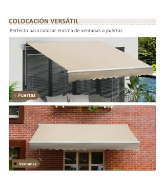 Toldo Manual Retráctil