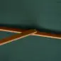 Sombrilla Ø300x250 cm Parasol con Poste de Madera con Sistema de Poleas para Jardín Patio Terraza Verde