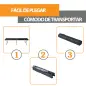 Cama de Acampada Plegable de Tela Oxford 600D con Marco Metálico Carga 136 kg para Playa Senderismo 193x64x40 cm Negro